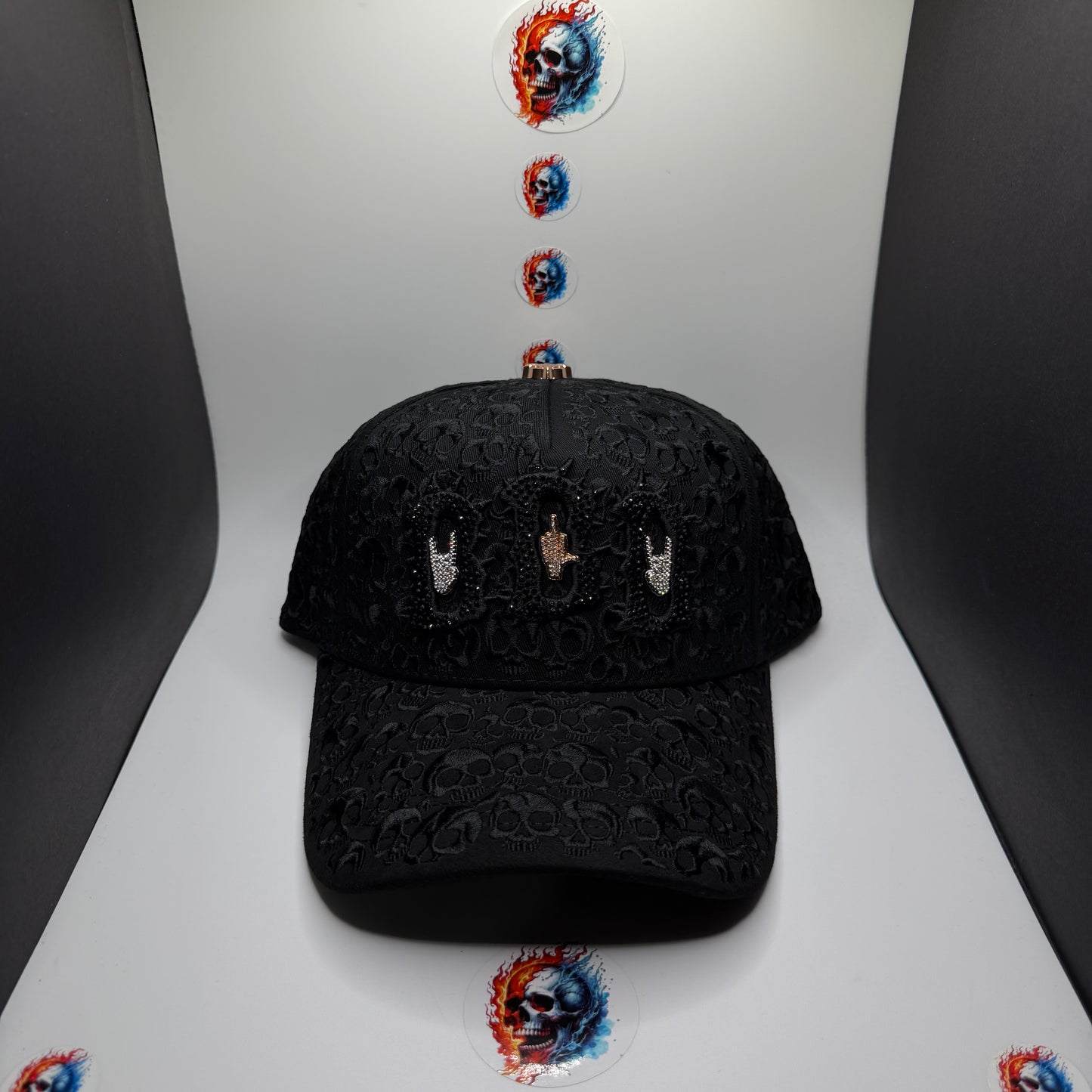 Barbas hats BBB HAND SKULL