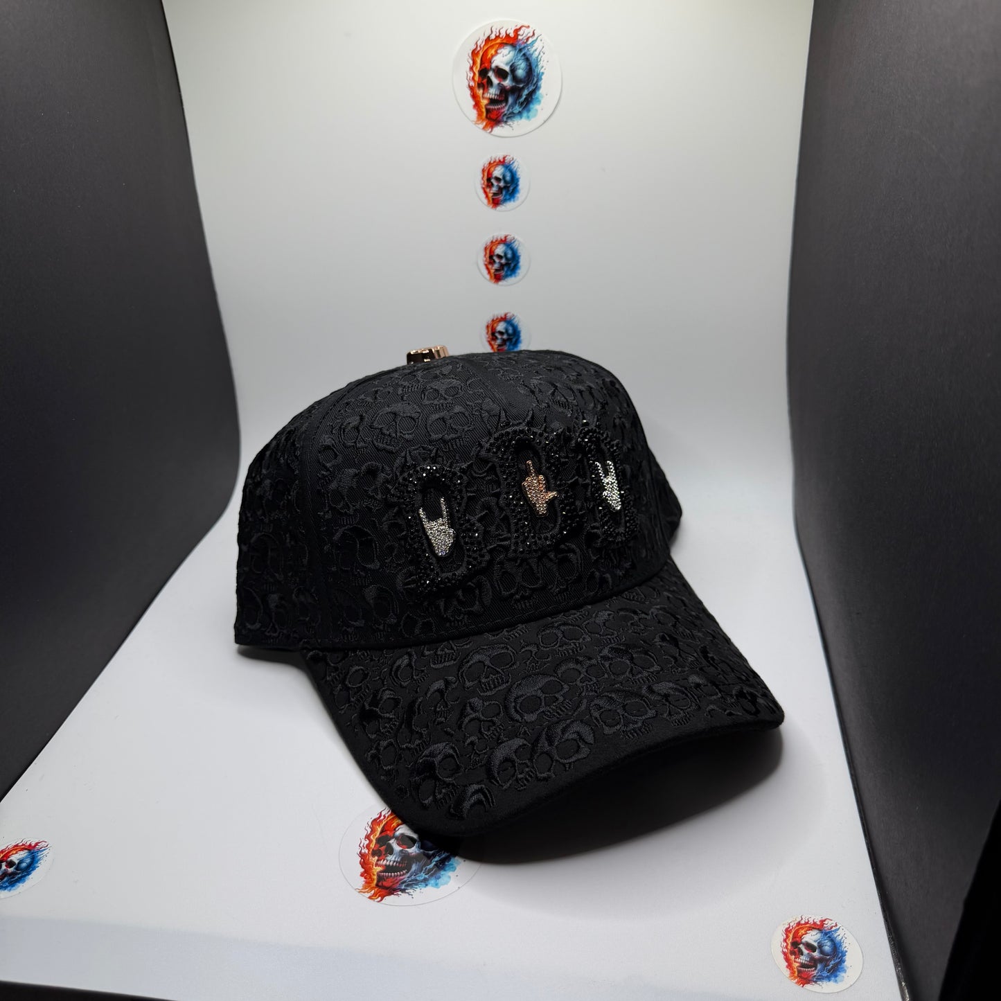 Barbas hats BBB HAND SKULL